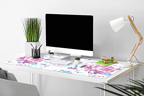 Sous-main de bureau imperméable et facile à nettoyer avec surface antidérapante