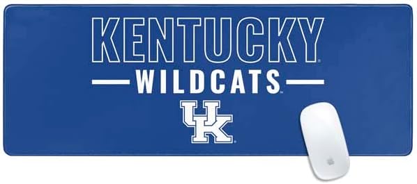 Skinit Large Gaming Mouse Pad - Officially Licensed Kentucky Wildcats Design with Stitched Edges, Waterproof, Non-Slip Rubber Base, Desk Mat for Keyboard & Mouse, 31.5" x 11.8" inches