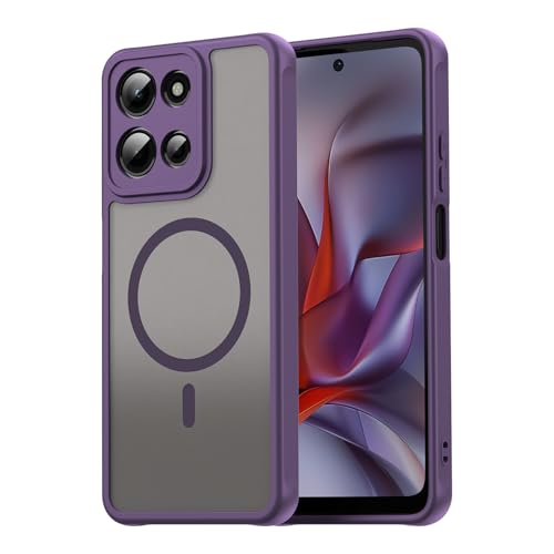 Image of Compatible with Moto G Play 2026 Case Cover,Compatible with MagSafe,Anti-Fall,Compatible with Motorola Moto G Power 2026 / Moto G 5G (2026) Cell Protective Phone Case Purple