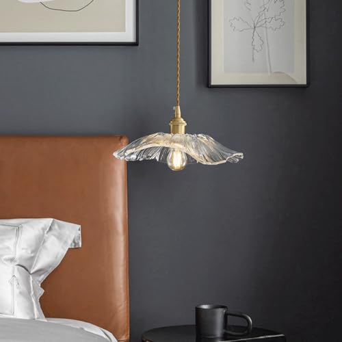 Suspension de décoration de balcon HAIDU luminaire en verre rétro chic