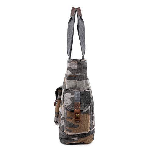 Bolso tote Renegade de tela de marca TSD miniatura 3