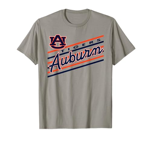 Elite Authentics Auburn Tigers Retro Performer Officially Licensed T-Shirt, Small, Grey