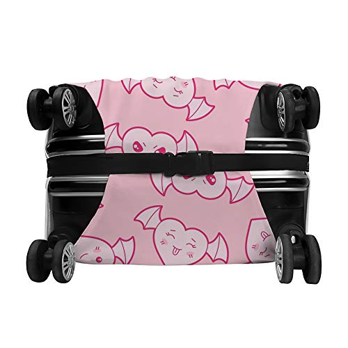 Housse protection bagages cœurs roses CHEHONG anti-rayure élastique