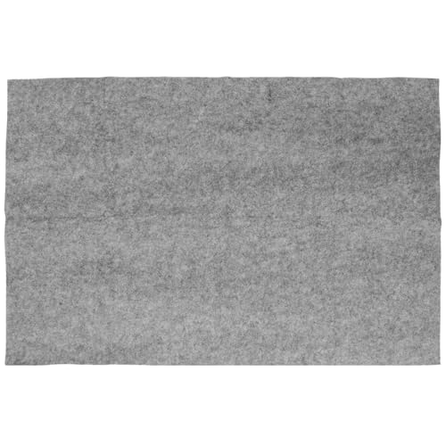 Tapis en feutre de laine de bureau 120x80cm gris clair pour calligraphie et dessin
