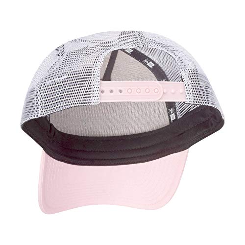 New Era Adjustable A-Frame Trucker Cap - Brand Patch Rose