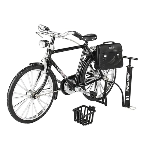 【Facile da trasportare】: modello di mini bicicletta con simulazione 1:10 con pregevole fattura. Di piccole dimensioni e leggero, portatile da trasportare.