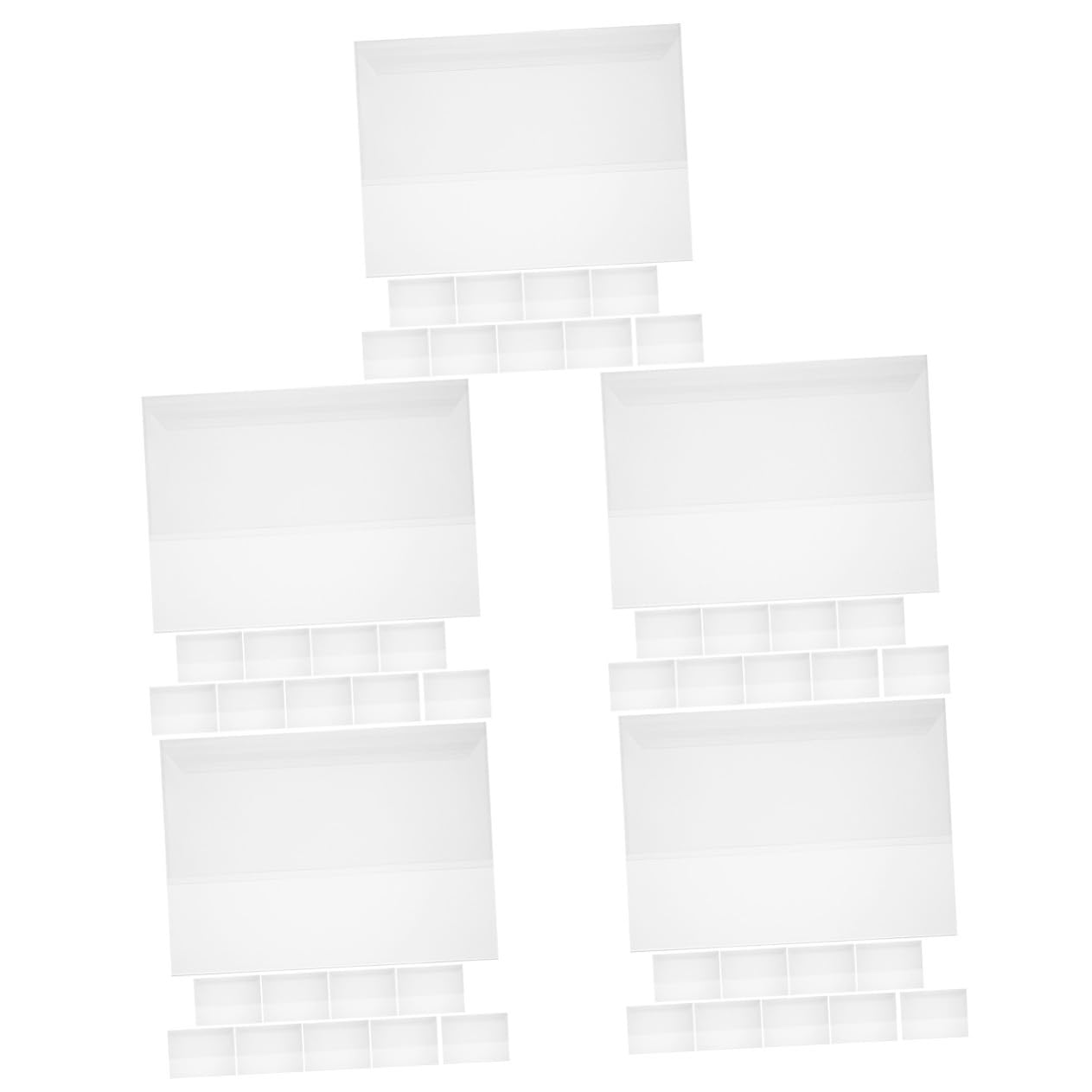 Angoily 50 Fogli Copertine Trasparenti per Libri Scolastici e Quaderni Foderini Riutilizzabili in Plastica Resistente Allacqua Protettive e Regolabili per Manuali Documenti e Libri Facili
