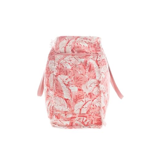 Myra Bag Western Leather Weekender Bag for Women - Upcycled Canvas Shoulder Handbag3