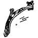 Detroit Axle - Front 2pc Lower Control Arms for 2004-2009 Mazda 3 Sport, 2006-2017 Mazda 5, 2 Lower Control Arms + Ball Joints Pair Set Assembly Replacement