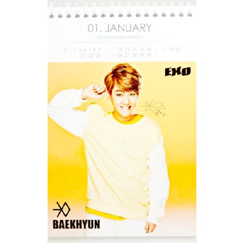 Amazon | 【 特典付 】EXO ベッキョン 2015年 2016年 卓上カレンダー