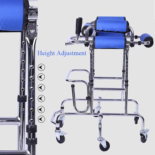 Andador portátil para niños con parálisis cerebral, andador de rehabilitación con altura y ancho ajustables.
