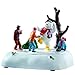 Lemax 94529 Frosty Frolic,New 2019 Vail Village Collection, Polyresin Table Accent,Moving Snowman & Figures,X