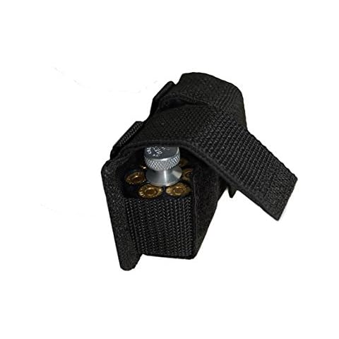 Barsony New Revolver Double Speed Loader Pouch for 6-7 Shot .357 Cover