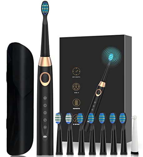 【お得♪替ブラシ5本付】多機能❤音波電動歯ブラシ❤USB充電式 Amazon.co.jp: 電動歯ブラシ 音波歯ブラシ ソニック USB充電式