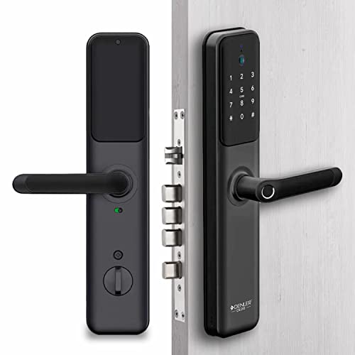Image of Dorphin D2 Smart Lock Digital Door Lock with Video Intercom, Inbuilt Wi-Fi for Remote Unlock Using App, Fingerprint, RFID Card, PIN, Manual Key 3 Years onsite Warranty