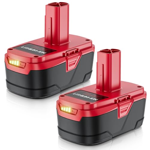 Maxofpowr 2 Pack 19.2V 7.0Ah Battery Replacement for Craftsman Lithium Battery C3 XCP 130279005 130211004 Compatible with Craftsman 19.2V Cordless Power Tool and Charger