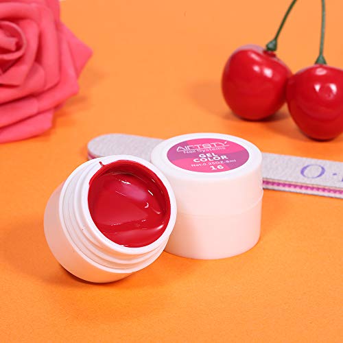 Gel nagellak UV gel nagelgel kleurgel f¡§1r geln?ge nagelgel kleuren set gel nagelpolish set met 36 kleuren UV gel kleurgel F¡§1r Nail Art nageldesign - Image 6