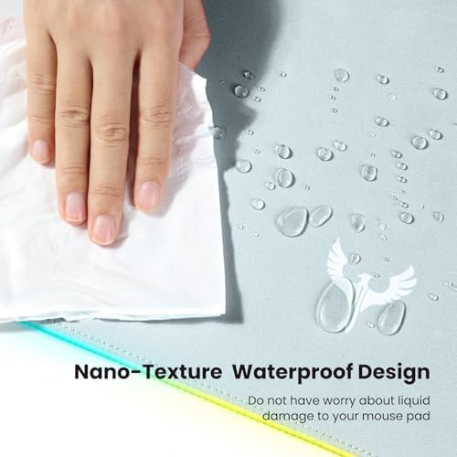 Extra Large RGB Gaming Mouse Pad-14 Light Modes,