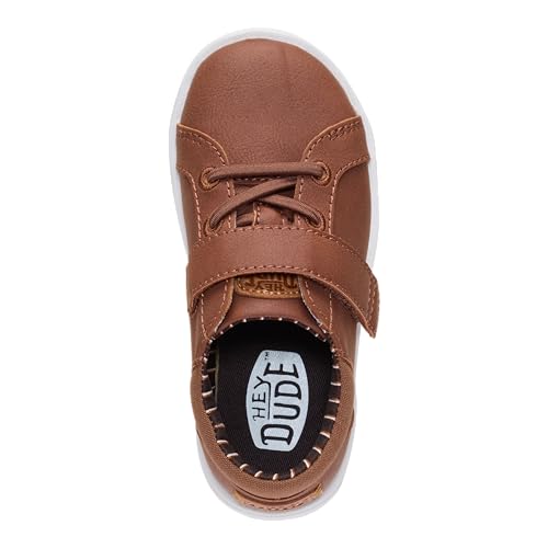 Image of HEYDUDE Toddler Boys' Paul Pro AC Classic | Easy On Canvas Shoes with Strap Made for Everyday Play