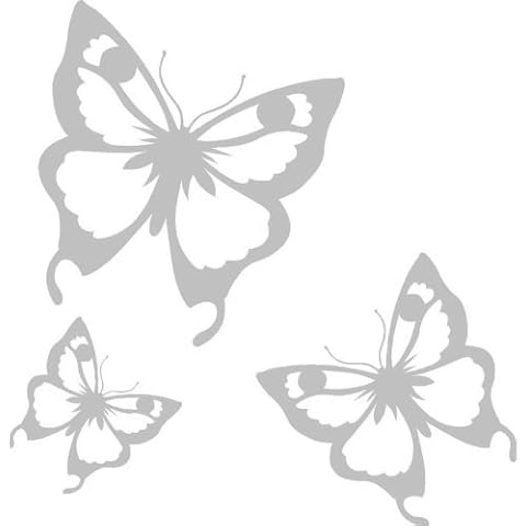 Butterfly Etch Etched Frosted Window Mirror Stickers #1 Cover