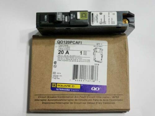 1 pc of QO120PCAFI Combo AFCI Plug ON Neutral Circuit Breakers #73718