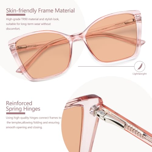 Image of Indoor FL-41 Rose Tinted Migraine Glasses for Light Sensitivity