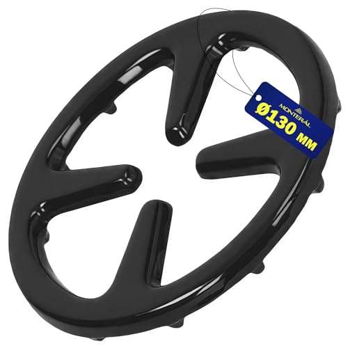 Universal Reductor Cocina Gas con Diámetro Ø 130 mm de Hierro Fundido Esmaltado - Adaptador...