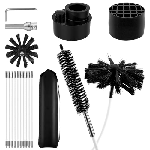 Tovisel Chimney Sweep Kit with 3 Brushes