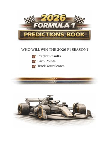 Formula 1 2026 Predictions Booklet: Race Weekend Prediction Game ...