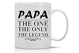 Papa The Man The Legend - Funny Dad Mug - 11OZ Coffee Mug - Perfect Gift for Father's Day - Mugs For Men Funny Father Mug - Crazy Bros Mugs