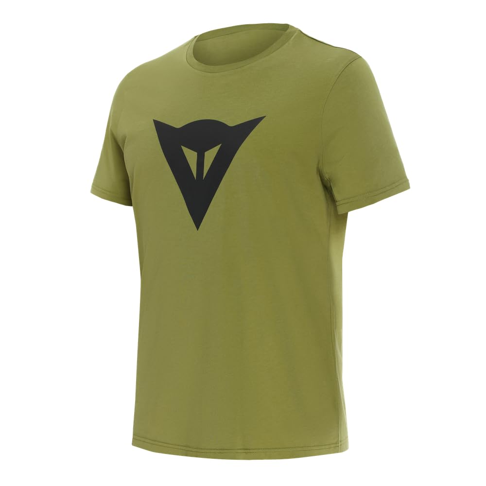Dainese Men's Hyper Speed Demon Short-Sleeved Crew-Neck T-Shirt, Olive Branch, S