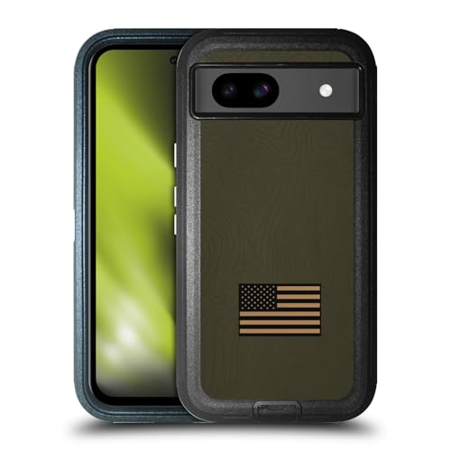 Coque Pixel 8a Topographique Militaire Head Case Designs Étui Antichoc
