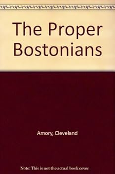 Hardcover The Proper Bostonians Book