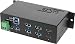 Produktbild Exsys EX-1197HMS USB 3.0 (3.1 Gen 1) Type-B 5000Mbit/s Schwarz Schnittstellenhub, EX-1197HMS