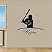 Produktbild hllhpc Baseball Aufkleber Name Sport Aufkleber Poster Vinyl Wandtattoos Pegatina Quadro Parede Decor Wandbild Baseball Aufkleber 58 * 68Cm