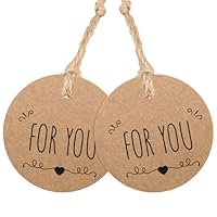 50 Etichette Regalo A Forma Di Pesce - Carta Kraft Con Nastro Raso | Per Battesimi, Comunioni, Bomboniere E Lavoretti Fai-da-te - Foto 3