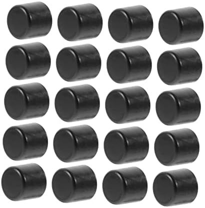 GAFOKI 20pcs Plug Hat Accessories Foosball Safety End Caps Foosball Coffee Table Foosball Table Foosball End Covers Foosball Replacement Caps End Caps for Standard Foosball Tables Plastic