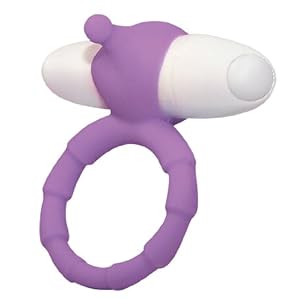 Sweet Smile Loop Purple – Vibro-penisring met clitoriscirkel en mini-vibrator, seksspeeltje voor intensieve stimulatie, cockring met vibratie voor paren, 7 trilniveaus, paars
