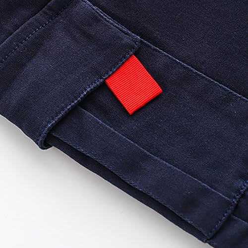 Baby and Toddler Pull On Cargo Jogger Pants Boys Fall Sweatpants Elastic Waist Casual Jogging Trousers Cute Kids Clothes4