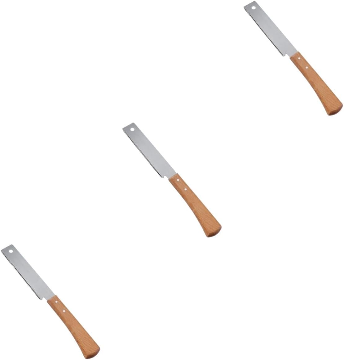 3pcs Small Hand Saw Handle Fine Tooth Precision Cutting Tool for Woodworking and Garden Trimming Lightweight and Easy to Carry for Carpentry and Craft Projects