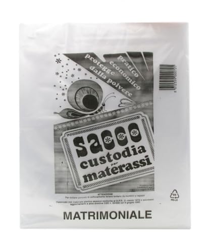 Sacco Plastica Custodia Materasso Matrimoniale, Protezione Antipolvere E Impermeabile, Dimensioni Extra
