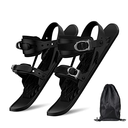 Mini Ski Skates for Snow, Portable Ice Skates, Snowblades