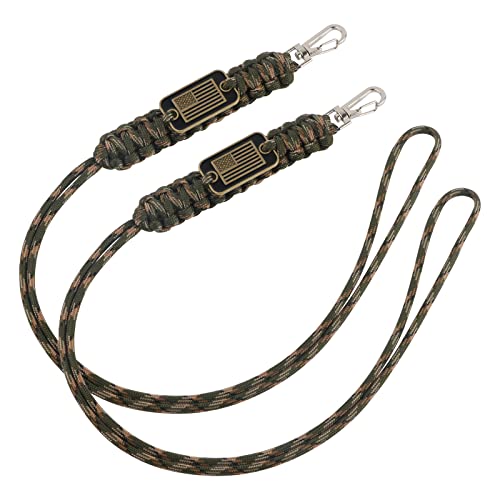 Paracord Lanyard Schlüsselanhänger, Militär-Handgelenkschlaufe, Werkzeug-Schlüsselband mit Schlüsselanhänger, tarnfarbe, Einheitsgröße Cover