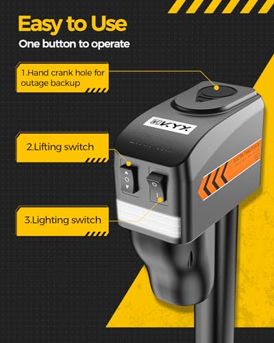 Kyx 3997ZZZ527LUS Electric Trailer Jack To 7500Lb, Power Tongue Jack,9.84 Inch-33.85 Inch Electric Tongue Jack Waterproof For Travel Trailer, 12V Dc Hard Wiring, Rv,Utility Trailer thumb #1