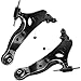 Detroit Axle - 10pc Front End Suspension Kit for Toyota Sienna 2004 2005 2006 2007 2008 2009 2010, 2 Lower Control Arms with Ball Joints 2 Sway Bars 4 Outer Inner Tie Rods 2 Boots Bellows Replacement