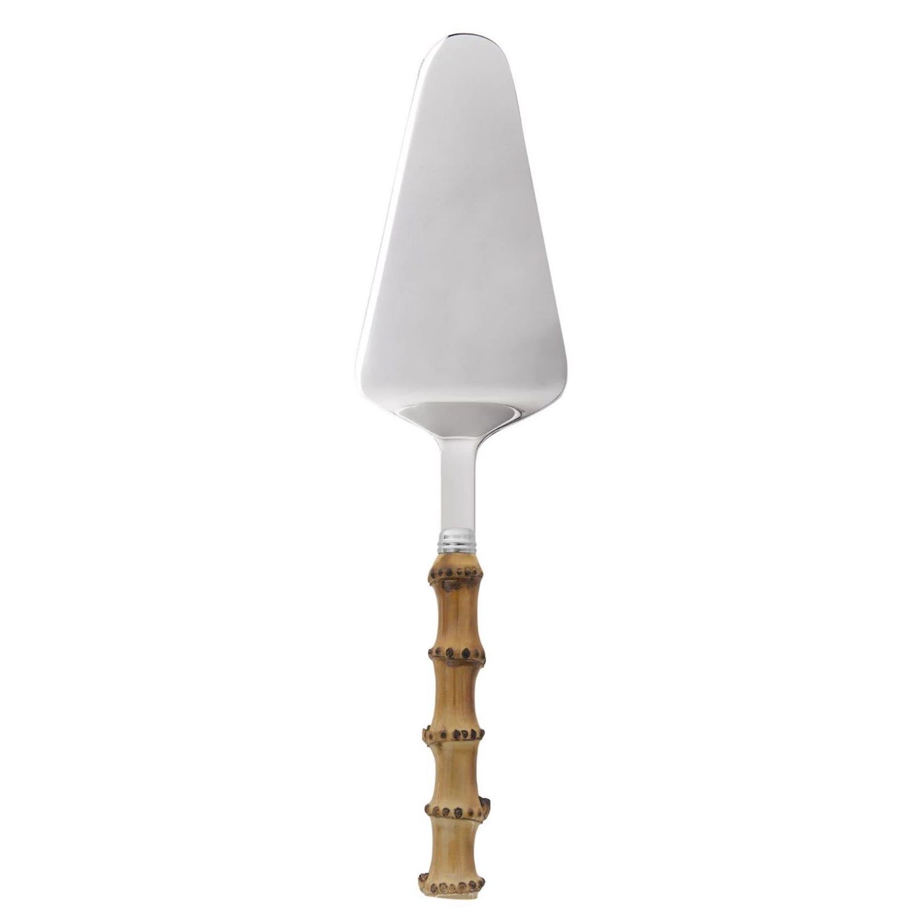 SABRE PARIS - Panda Cake Server 27.5cm - Cake Cutter Slicer - Pie Server - Premium Stainless Steel - Bamboo Wood Handle