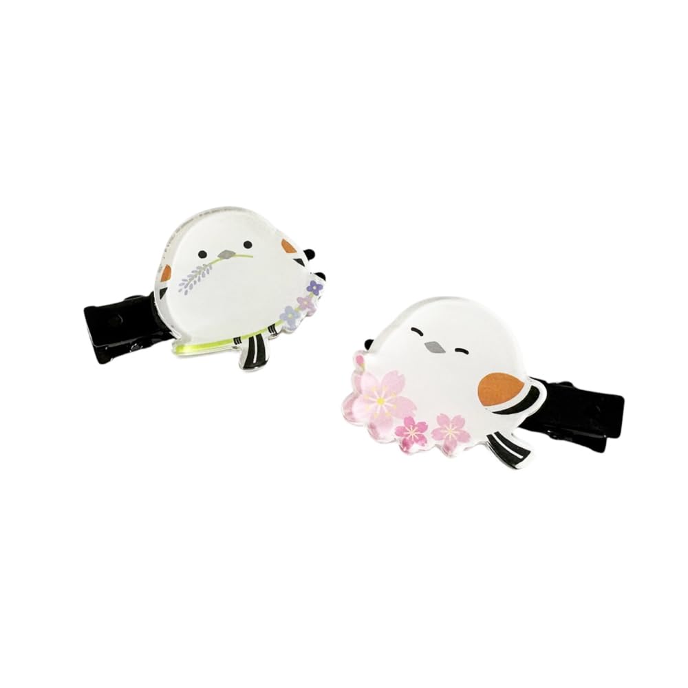 Amazon.co.jp: [きながにシマエナガ] まえがみクリップ ヘアクリップ