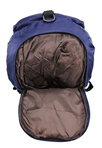 Bolsa Mochila Mala Transversal e de Mão de Nylon B053 Lenna's Azul