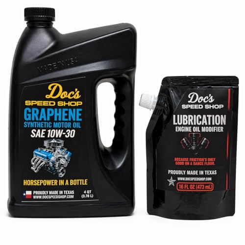 Aceite para motor 10W-30 con modificador de grafeno