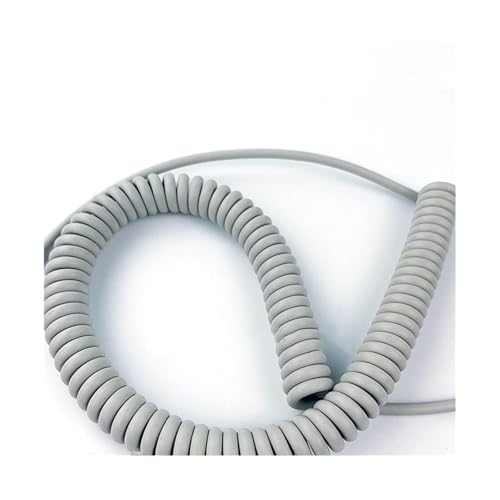Cable espiral con muelles de alta resistencia estructural y 4 núcleos 3m 2